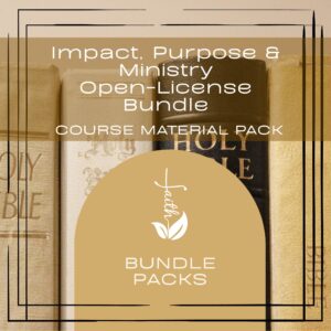 Impact, Purpose & Ministry Open-License Bundle
